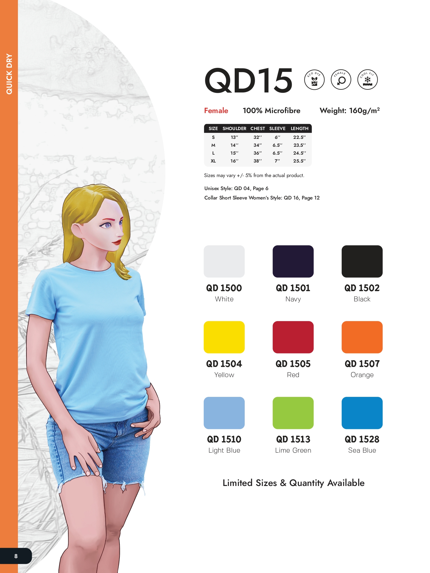 QD 1501 - Malaysia Custom Uniform & T-shirt