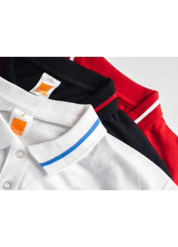 TC Polo Shirt Tipped Collar and Cuff - Image 5
