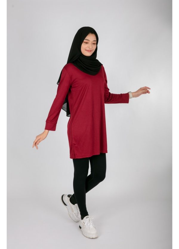 Quick Dry Long Sleeve Basic Muslimah - Image 4