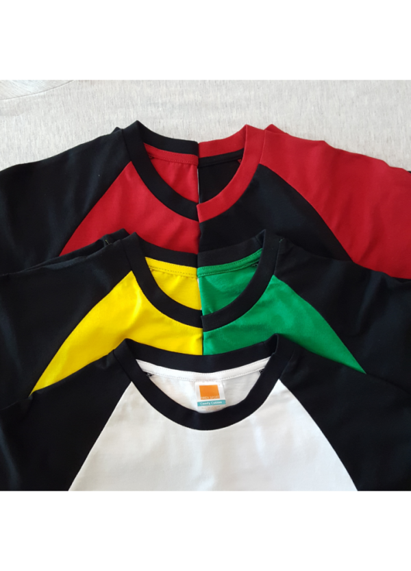 Comfy Cotton Raglan Short Sleeve Tee - Image 4