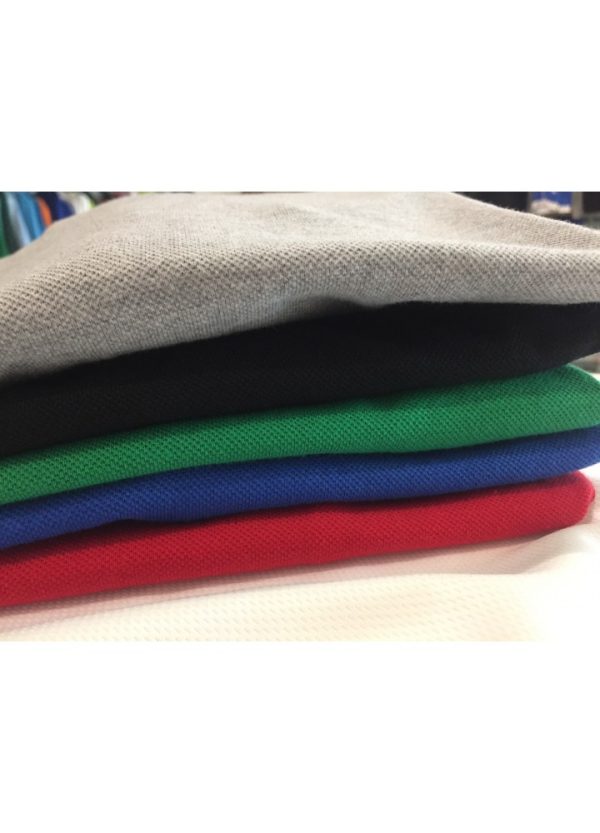 Honeycomb CVC Polo Shirt Tipped Collar and Cuff - Image 3
