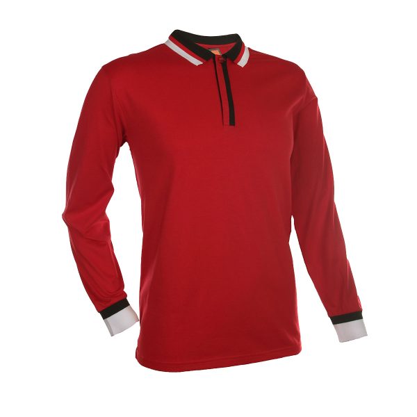TC Long Sleeve Hidden Placket Polo Shirt - Image 3