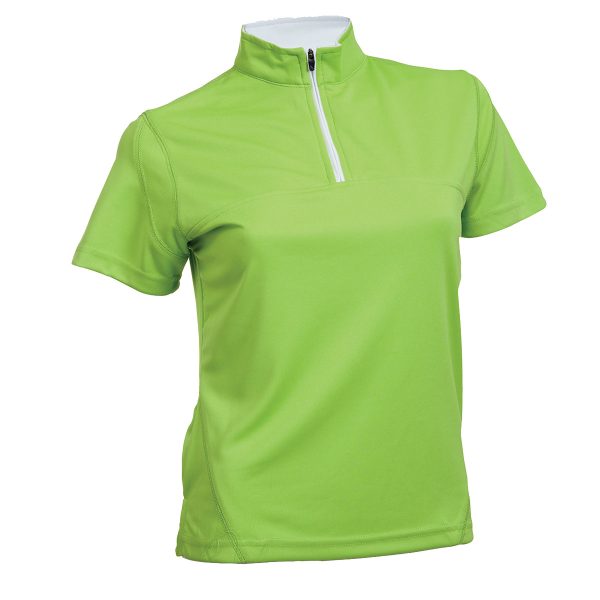 Quick Dry Female Half-Zip Mock Neck Shirt - Image 2