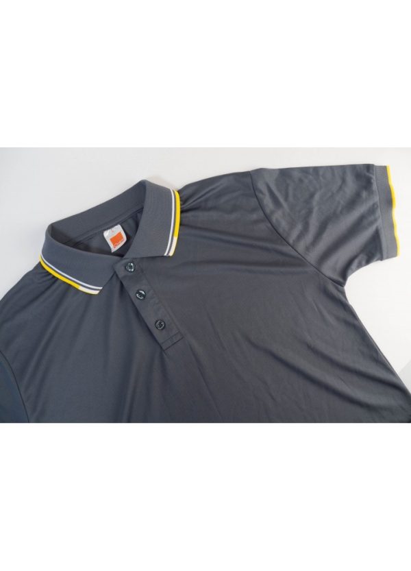 Quick Dry Polo Shirt Tipped Collar and Cuff - Image 4