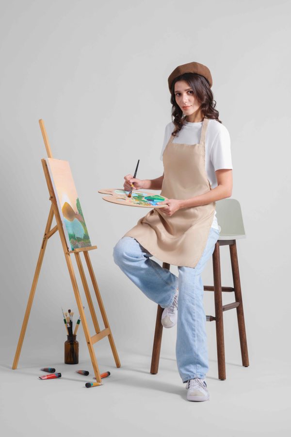 Unisex Apron with 2 Pockets - Image 2
