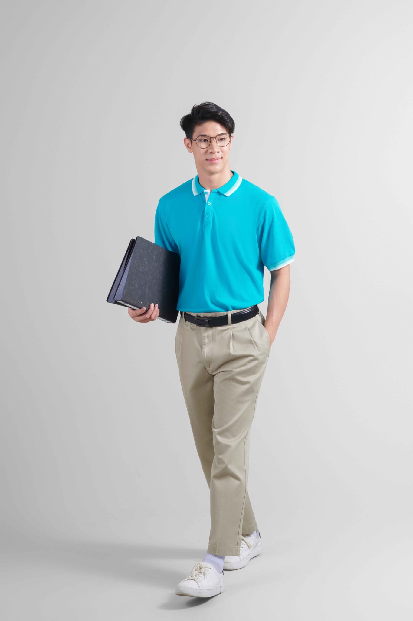 Honeycomb CVC Multi Tipped Collar and Cuff - Malaysia Apparel Supplier