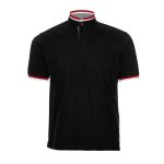 Honeycomb CVC Stand Collar Polo Shirt