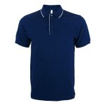 Honeycomb CVC Polo Shirt Tipped Collar and Cuff