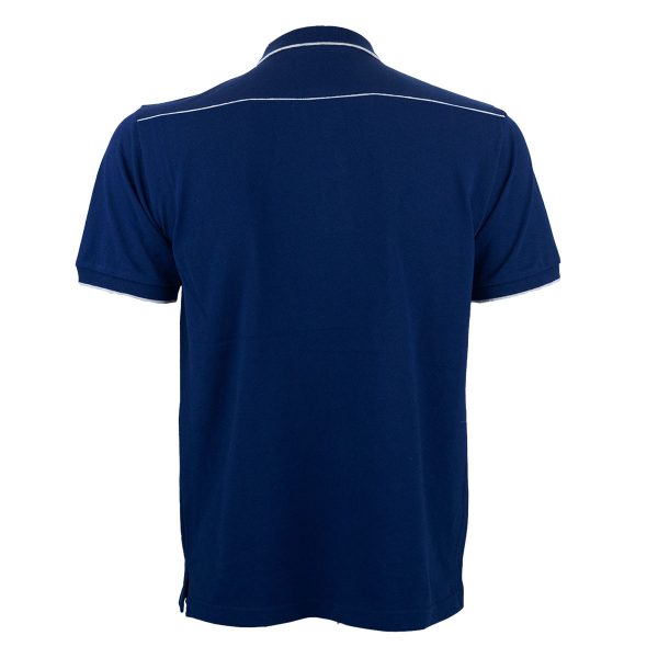 Honeycomb CVC Polo Shirt Tipped Collar and Cuff - Image 2