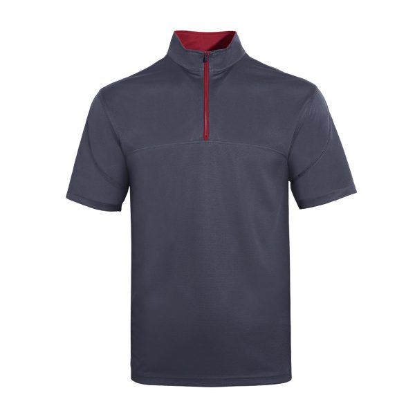 Quick Dry Half-Zip Mock Neck Shirt