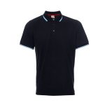 Quick Dry CVC Tipped Collar and Cuff Polo Shirt
