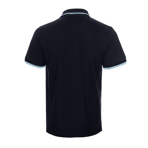 Quick Dry CVC Tipped Collar and Cuff Polo Shirt - Image 2