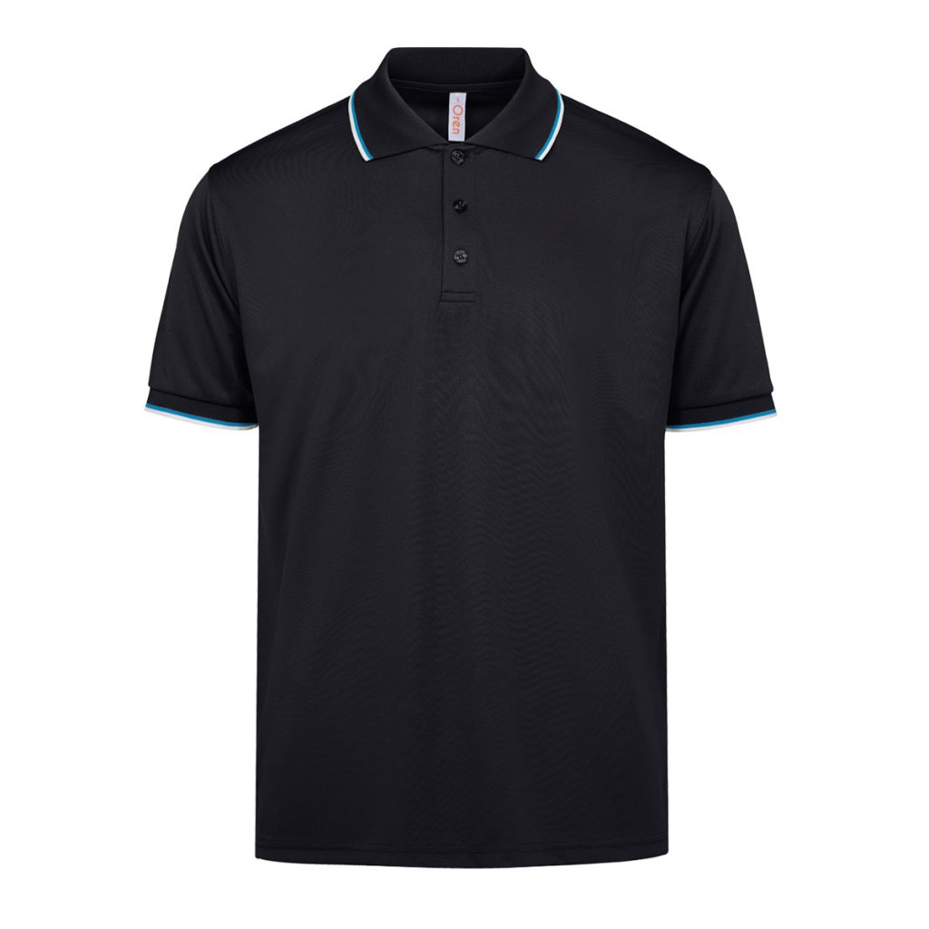 Quick Dry Tipped Collar and Cuff Polo Shirt