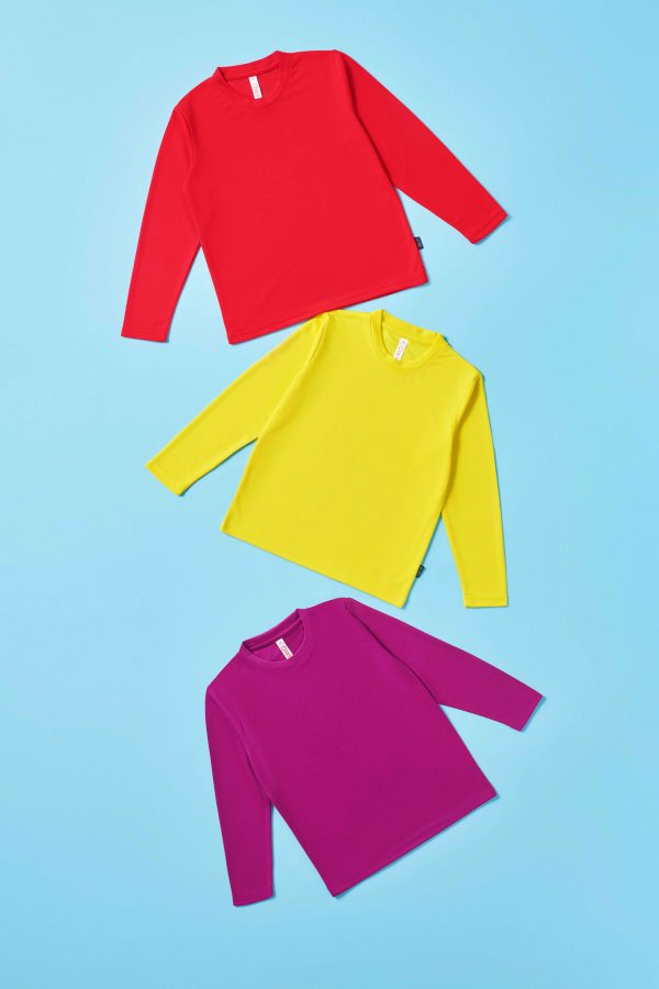 Quick Dry Kid Long Sleeve Basic Tee - Image 3