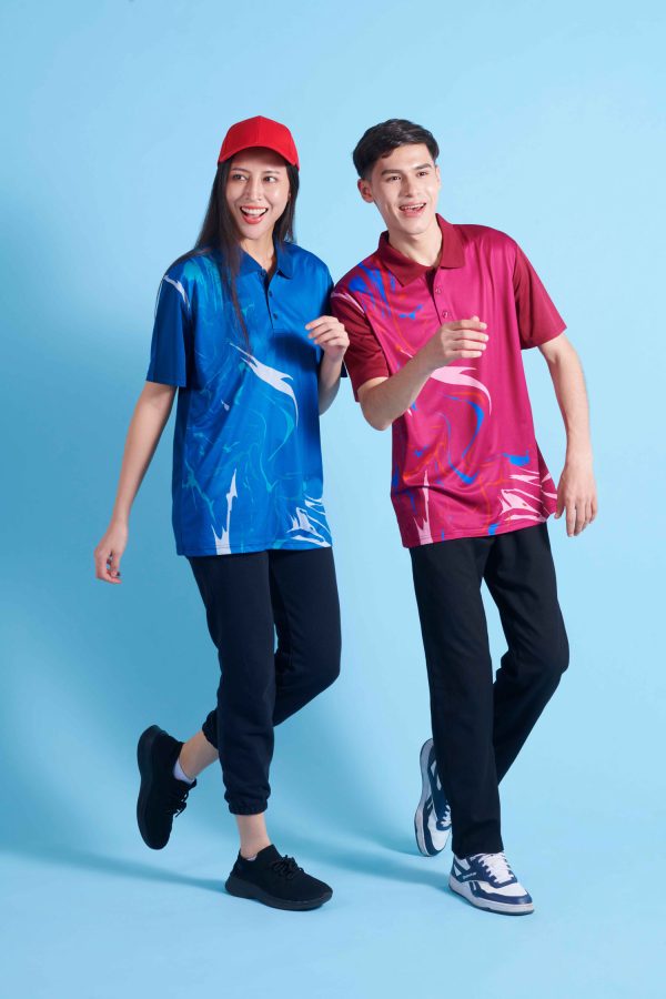 Quick Dry Short Sleeve Sublimation Polo - Image 3