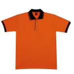 TC Short Sleeve Tipped Collar and Cuff