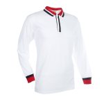 TC Long Sleeve Hidden Placket Polo Shirt