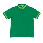 Honeycomb CVC Stand Collar Polo Shirt