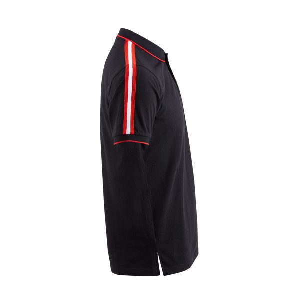 Honeycomb CVC Polo Shirt Tipped Collar and Cuff - Image 2