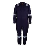 Cotton Coverall with Reflective Tape