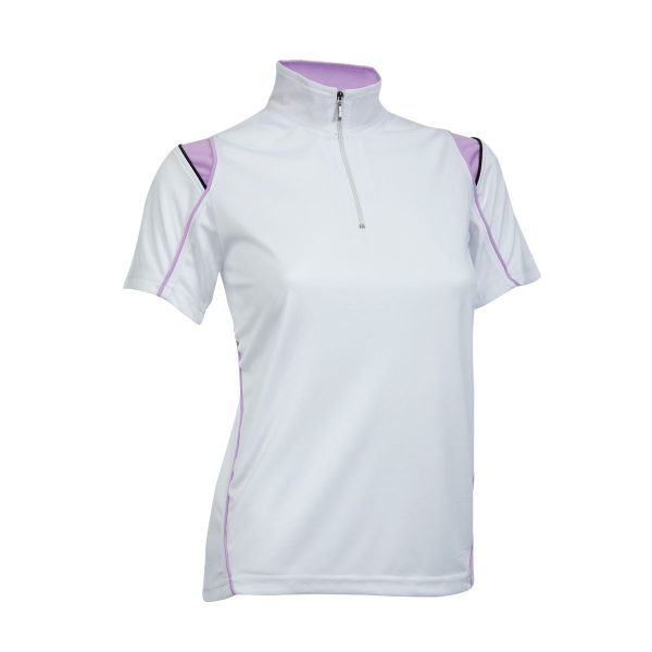 Quick Dry Female Half-Zip Mock Neck Shirt - Image 2
