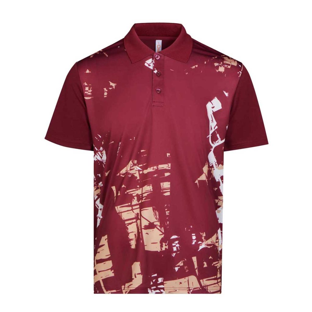 Quick Dry Short Sleeve Sublimation Polo