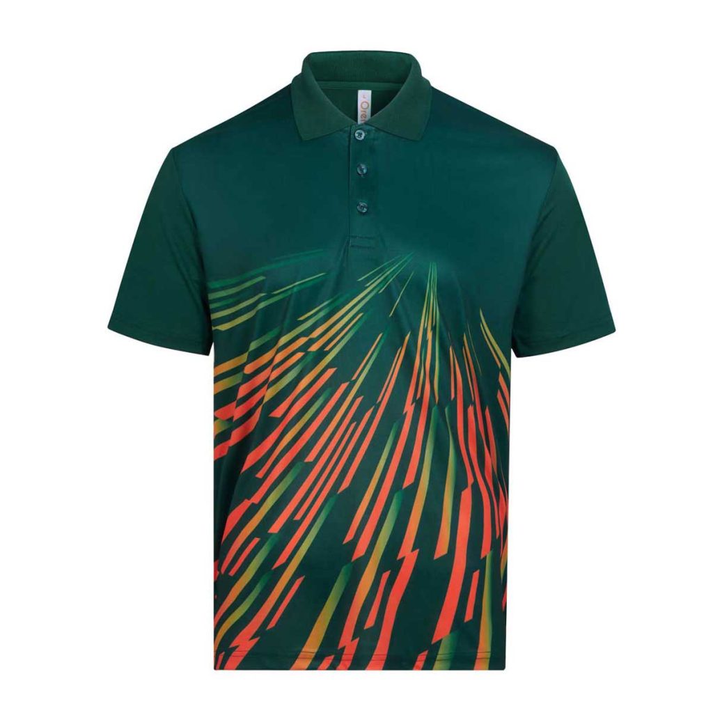 Quick Dry Short Sleeve Sublimation Polo