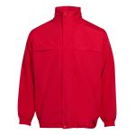 Full-Zip Windbreaker Jacket with Hidden Hoodie